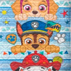 Cubrecama Ultrasonic Disney Piñata 1 Plaza Diseño Paw Patrol 3