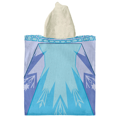 Poncho de Toalla Microfibra Disney Piñata Diseño Frozen