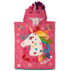 Poncho de Toalla Microfibra Disney Piñata Diseño Unis 3