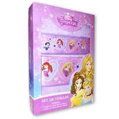 Toalla y Toallita Disney Piñata Jacquard Diseño Princesas
