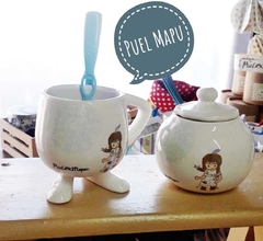 Taza "Patitas" "Puel Mapu" - tienda online