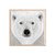 Oso polar en blanco y negro - comprar online