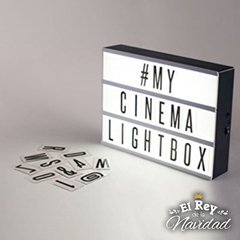Imagen de Cartel tipo Cine Luminoso Grande A4 (30x21cm)