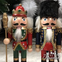 Cascanueces de Madera 20cm - El Rey de la Navidad