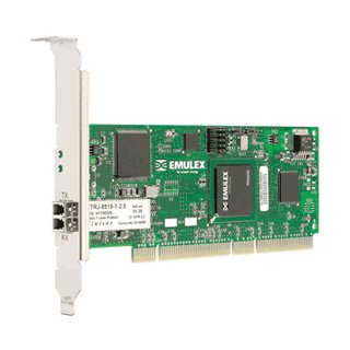 Controladora HBA Emulex, OSm-LC, 1 Porta 2GB, PCI-X 64BIT 133MHZ, LP9802-X2