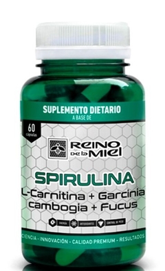 Spirulina + L-Carnitina + Garcinia Cambogia + Fucus - Reino de la Miel - comprar online