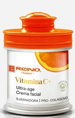 Vitamina C Ultra-Age Crema Facial Iluminadora Pro-Colágeno - Reino