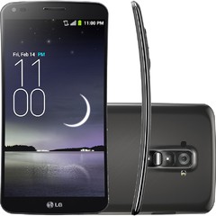 Smartphone LG G Flex D956 grafit black, 4G, Processador Quad-Core, Android 4.2 Kit Kat, Câmera 13MP, Câmera Frontal 2.1MP, Tela 6" Poled Curva