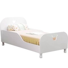 Mini cama infantil Rei/Rainha Branco Brilho Multimóveis - 1 unidade