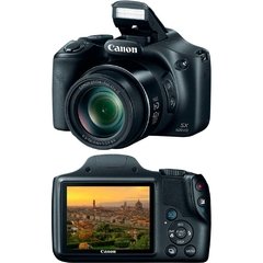 Câmera Digital Canon PowerShot Superzoom com 16 MP, 3", Zoom Óptico 42x e Filmagem em Full HD