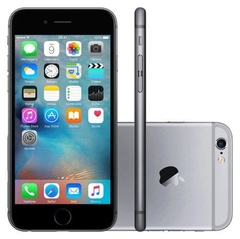 iPhone 6s Apple com Tela 4,7" HD com 64GB, Cinza Espacial, 3D Touch, iOS 9, Sensor Touch ID, Câmera iSight 12MP, Wi-Fi, 4G, GPS, Bluetooth