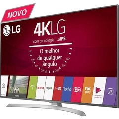 Smart TV LED 55" Ultra HD 4K LG 55UJ6585 com Sistema WebOS 3.5, Wi-Fi, Painel IPS, HDR, Local Dimming, Magic Mobile Connection, HDMI e USB - comprar online