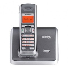 TELEFONE FIXO SEM FIO INTELBRAS TS 62 V PRATA