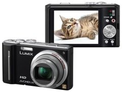 Câmera Digital Panasonic DMC-ZS7PU-K Preta c/ 12.1MP, LCD 3.0", Zoom Óptico 12x e modo viagem c/ GPS + Cartão SD 2GB - comprar online
