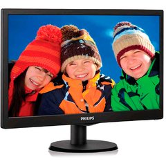 Monitor LED 18,5" Philips 193V5LSB2 Widescreen, VGA - Preto - comprar online