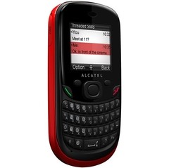 Celular Alcatel OT-355 Cherry Vermelho - GSM c/ Leitor de Dois Chips, Teclado QWERTY, Câmera Integrada, Rádio FM e Fone - Alcatel na internet