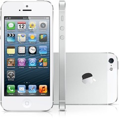 iPhone 5 16GB BRANCO Apple, iOS 6, Câmera de 8MP, 3G, Wi, Fi, GPS, Tela Multi-Touch 4"