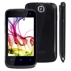 Celular Desbloqueado Meu AN350 Preto com Android 4.1, Touchscreen, Dual Chip, 3G,Wi-Fi, Bluetooth, MP3, Rádio FM e Câmera 3.2MP