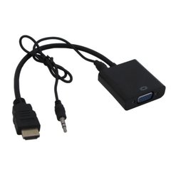 ADAPTADOR MICRO HDMI/VGA COM SAIDA DE AUDIO 20CM