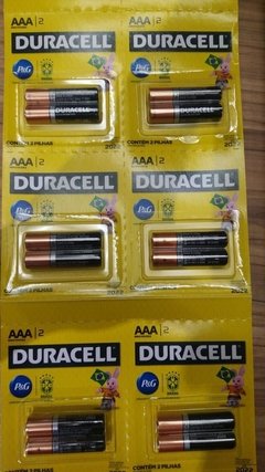 Lote de Pilhas Duracell AAA2