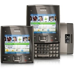 Celular Nokia X5-01 Cinza QWERTY, Câmera 5MP, 3G, Wi-Fi, Rádio FM, MP3 Player, Bluetooth
