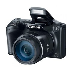 Câmera Digital Canon Powershot SX400IS Preta - 16.0MP, LCD 3.0", Zoom Óptico de 30x, Estabilizador Inteligente, Lente 24mm e Vídeo HD + Cartão de 8GB - comprar online