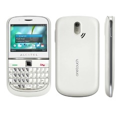celular alcatel one touch ot-900 branco, microSD de até 32 GB, rádio FM estéreo, RDS