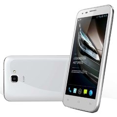 Celular Desbloqueado Meu AN500 Branco Com Tela 5", Dual Chip, Android 4.2, 3G, Wi-Fi, Câmera 8MP, Bluetooth, GPS, MP3 E Rádio FM