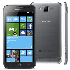 Celular Desbloqueado Samsung Ativ S I8750 Prata com Windows Phone 8, Câm. 8MP + 1.2 MP Frontal, 3G, Wi-Fi, GPS, MP3, Bluetooth e Tela Full Touch - comprar online