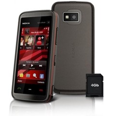 Nokia 5530 Preto c/ Vermelho - GSM Wi-Fi, TouchScreen c/ Tela de 2.9", Câmera 3.2MP MP3 Player, Rádio FM, Bluetooth Estéreo 2.0, Fone, Cabo e Cartão de 4GB na internet