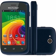 Smartphone Multilaser MS2 Branco P3291 com Dual Chip, Tela 3.5" Android 4.2, Câmera 3MP, WiFi, 3G, Bluetooth e Processador Dual Core 1.0Ghz