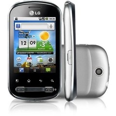CELULAR LG P350 PRATA OPTIMUS ME, ANDROID 2.2 3G WIFI TOUCH GPS CÂM 3MP