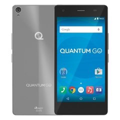 celular Quantum Go 3G 32GB, processador de 1.3Ghz Octa-Core, Bluetooth Versão 4.0, Android 5.1 Lollipop, Quad-Band 850/900/1800/1900