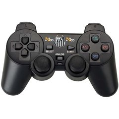 Controle Neo Flex Santos p/ PlayStation 1,2,3 e PC - Preto