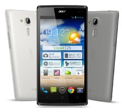celular Acer Liquid Z5 Duo Z150, processador de 1.3Ghz Dual-Core, Bluetooth Versão 3.0, Android 4.2.2 Jelly Bean, Quad-Band 850/900/1800/1900