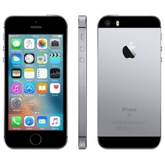 iPhone SE Apple com 16GB, Tela 4", iOS 9, Sensor de Impressão Digital, Câmera iSight 12MP, Wi-Fi, 3G/4G, GPS, MP3, Bluetooth CINZA ESPACIAL
