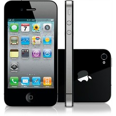 iPhone 4 Preto 8GB Apple - iOS 6 - 3G - Wi-Fi - Tela 3.5" - Câmera de 5MP,