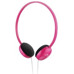 fone headphone basico rosa-branco multilaser brand basico ph063 - 1297 unidades