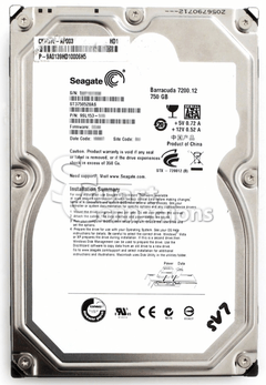 HD SEAGATE BARRACUDA 750GB SATA II 7200.11 RPM