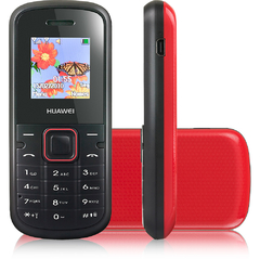 Celular Desbloqueado Huawei G3511 Preto/ Vermelho Dual Chip c/ Rádio FM, MP3 e Fone de Ouvido