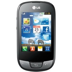 Celular LG T515 com Acesso ás Redes Sociais, Dual Chip, Câmera 2MP, Rádio FM, MP3, Touch screen, Bluetooth, Wi-Fi, Fone e Cartão 2GB - comprar online