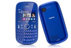 Celular Nokia Asha 200 Desbloqueado, azul. Dual Chip. Câmera de 2.0MP. Memória Interna 10MB e Cartão 2GB na internet