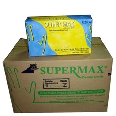 Luva De Procedimento Supermax Látex Anvisa - 10 unidades - comprar online