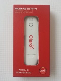 Modem Usb Zte Mf190 - Desbloqueado Internet 3g COM LOGO CLARO