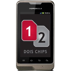 SMARTPHONE ANDROID DESBLOQ. MOTOSMART DUAL CHIP XT390 PRATA C/ CÂM. 3MP, 3G, WI-FI, MP3/FM, BLUETOOTH, GMAIL, GPS, GOOGLE PLAY - comprar online