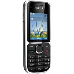 Celular Desbloqueado Nokia C2-01 USADO Preto c/ Câmera 3.2MP, 3G, Rádio FM, MP3, Bluetooth, Fone de Ouvido e Cartão 2GB - Infotecline