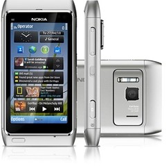 Celular Nokia N8 Prata c/ Câmera 12MP, Wi-Fi, Bluetooth, Touchscreen, HDMI, Web TV, GPS