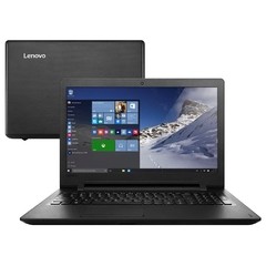 Notebook Lenovo IdeaPad 110 com Intel® Dual Core, 4GB, 1TB, Gravador de DVD, Leitor de Cartões, HDMI, Wireless, Bluetooth, LED 15.6" e Windows 10