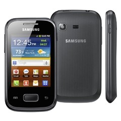 Celular Samsung Galaxy Pocket GT-S5300 PRETO com Android 2.3, Wi-Fi, 3G, GPS, Câmera 2MP, Rádio, MP3, Touch, Bluetooth e Fone de Ouvido