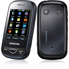 Celular Samsung GT-B3410 Scrapy Touch - GSM c/ TouchScreen, Teclado Qwerty, 2.0MP , MP3 Player, Rádio FM, Bluetooth (Desbloqueado) - Infotecline